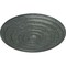 Ekena Millwork Carton Ceiling Medallion (For Canopies up to 2 5/8"), 12 5/8"OD x 1"P, Athenian Green Crackle CM13CAAGC - alternate 4